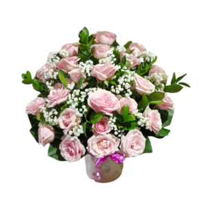 Vase & flower basket